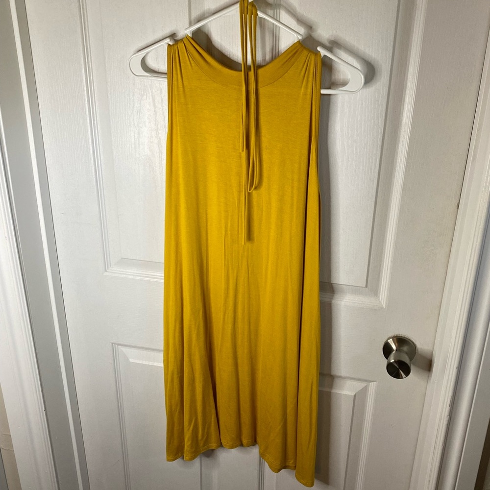 VISION Mustard Yellow Dress. Size Large.